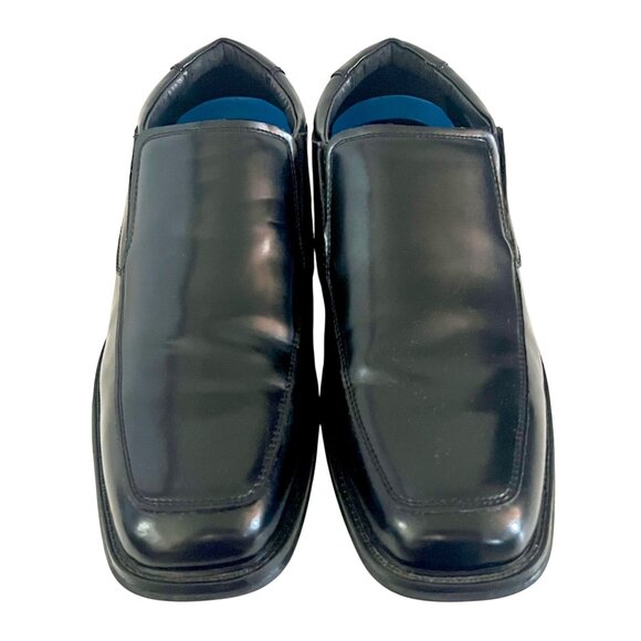 Dockers Lawton Apron Black Polished Apron Toe Slip-On Loafer Shoes 12W Non-Slip - Picture 5 of 8